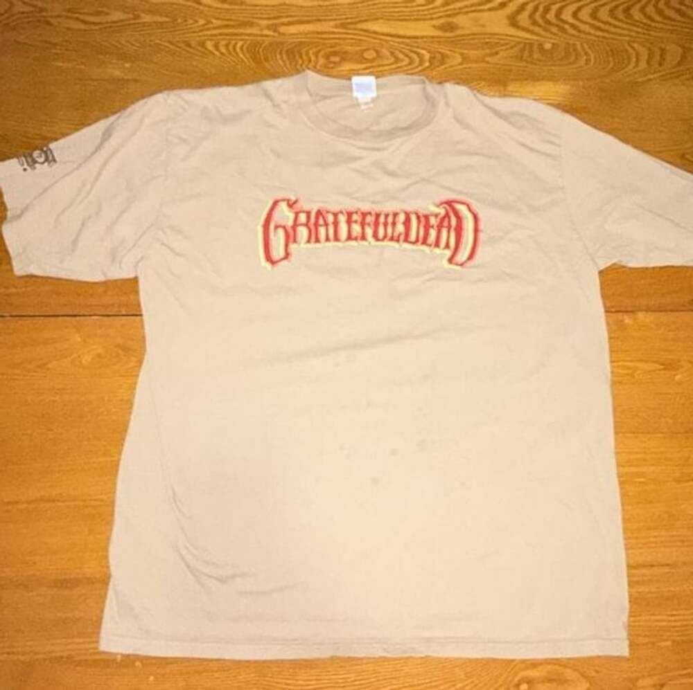 Crazy Shirts Grateful Dead Surfs Up Kona Coffee Dyed Short Sleeve Crewneck T-Shi